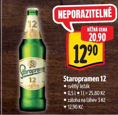 Staropramen 12, 0,5 l 