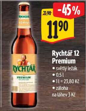 Rychtář 12 Premium, 0,5 l