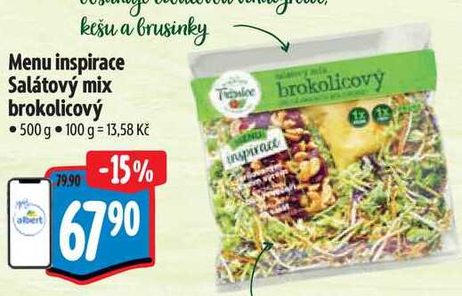 Menu inspirace Salátový mix brokolicový, 500 g 