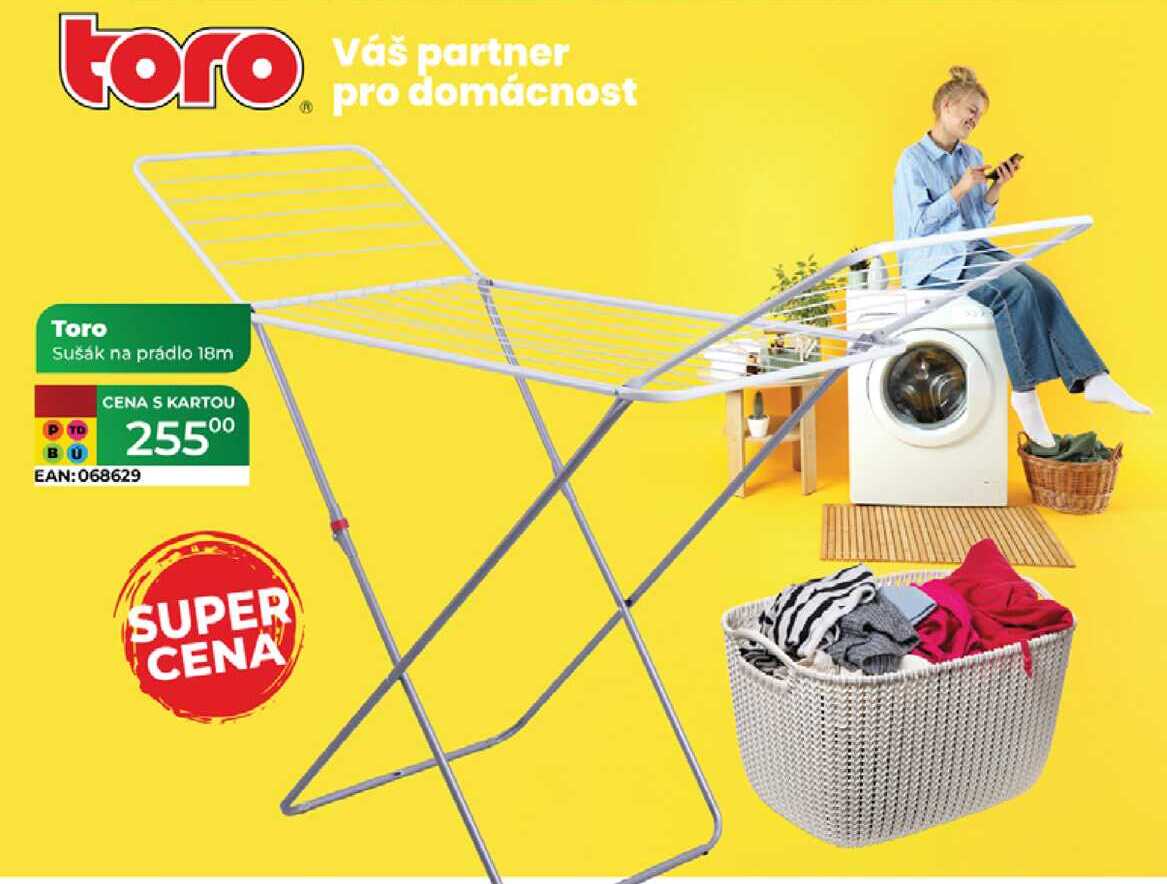 Toro Sušák na prádlo 18m 