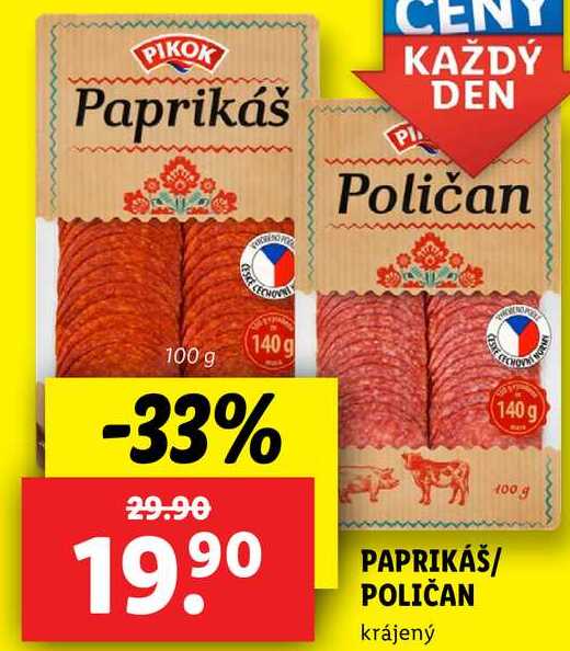 PAPRIKÁŠ/POLIČAN, 100 g