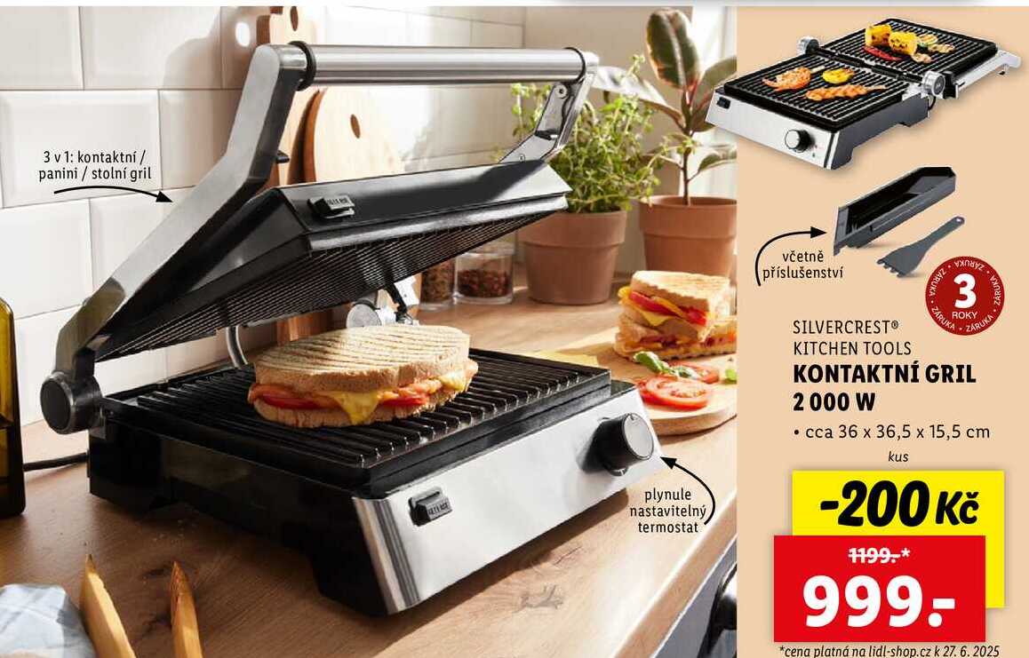 KONTAKTNÍ GRIL 2000 W