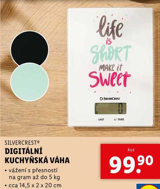 DIGITÁLNÍ KUCHYŇSKÁ VÁHA