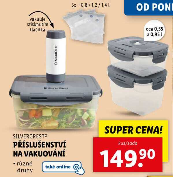 PŘÍSLUŠENSTVÍ NA VAKUOVÁNÍ 