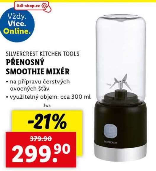 PŘENOSNÝ SMOOTHIE MIXÉR 