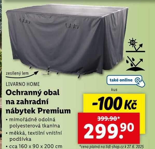 Ochranný obal na zahradní nábytek Premium