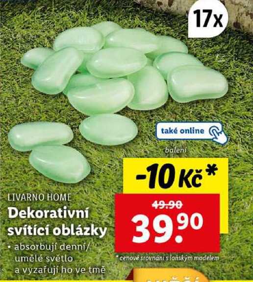 Dekorativní svítící oblázky 