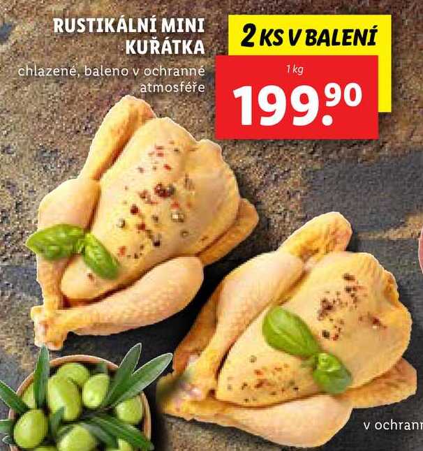 RUSTIKÁLNÍ MINI KUŘÁTKA, 1 kg