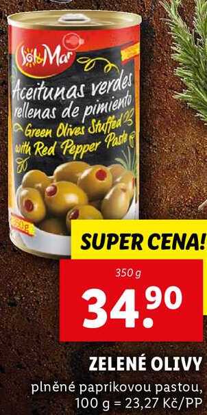 ZELENÉ OLIVY, 350 g