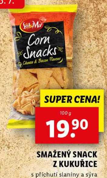 SMAŽENÝ SNACK Z KUKUŘICE, 100 g