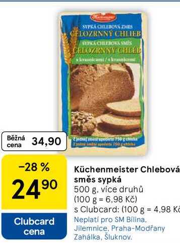 Küchenmeister Chlebová směs sypká, 500 g, více druhů 