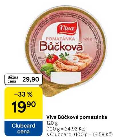 Viva Bůčková pomazánka, 120 g  