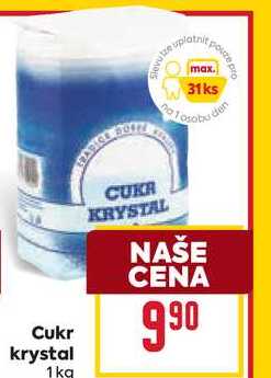 Cukr krystal 1 kg