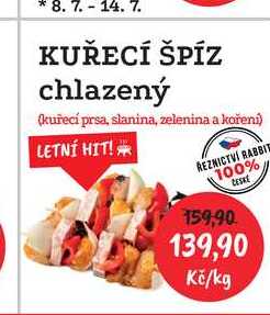 KUŘECÍ ŠPÍZ chlazený 1kg 