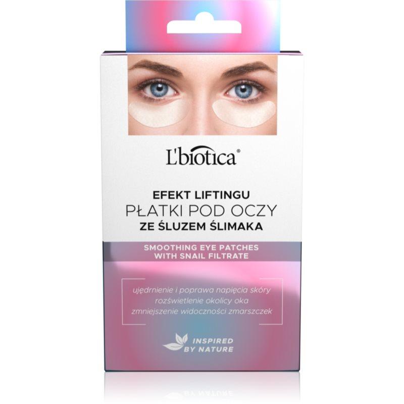 L’biotica Eye Patches Rejuvenating vyhlazující oční maska se šnečím extraktem 1 ks
