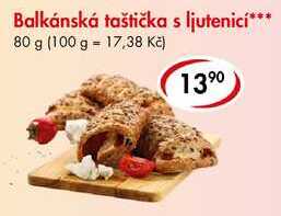 Balkánská taštička s ljutenicí, 80 g