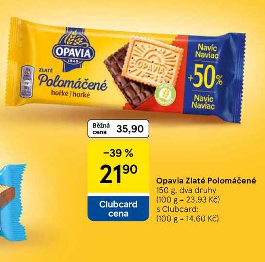 Opavia Zlaté Polomáčené, 150 g 