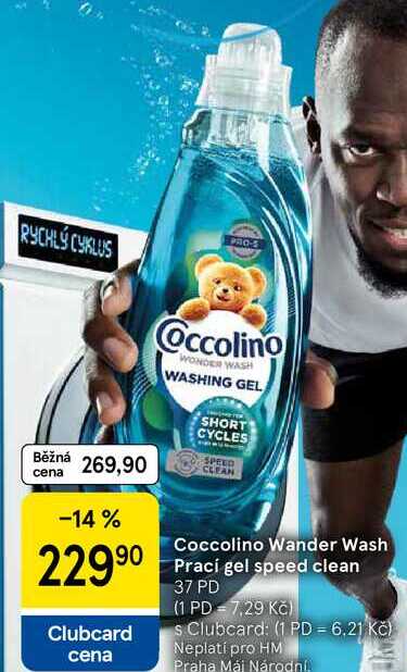 Coccolino Wander Wash Prací gel speed clean, 37 PD  