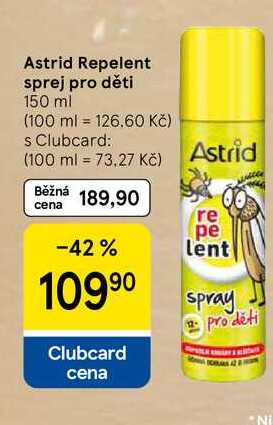Astrid Repelent sprej pro děti, 150 ml  