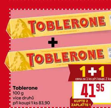 Toblerone 100 g více druhů  