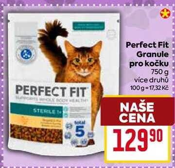 Perfect Fit Granule pro kočku 750 g více druhů 
