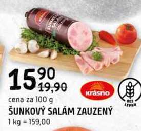 Šunkový salám zauzený 100g