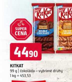 Kitkat 99 g čokoláda vybrané druhy 