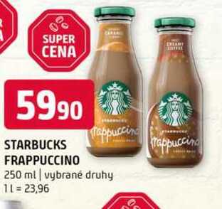 Starbucks frappuccino 250 ml vybrané druhy