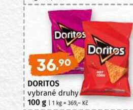 Doritos vybrané druhy 100 g