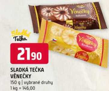 Sladká tečka věnečky 150 g vybrané druhy 