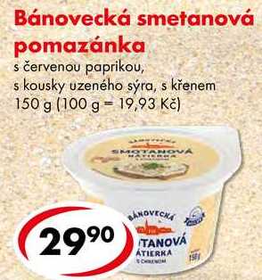 Bánovecká smetanová pomazánka, 150 g