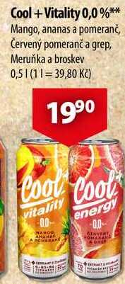 Cool+Vitality 0,0 %*, 0,5 l