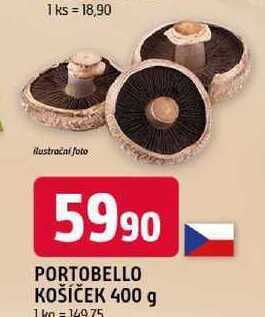 PORTOBELLO KOŠÍČEK 400 g