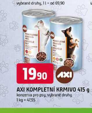 AXI KOMPLETNÍ KRMIVO 415 g 