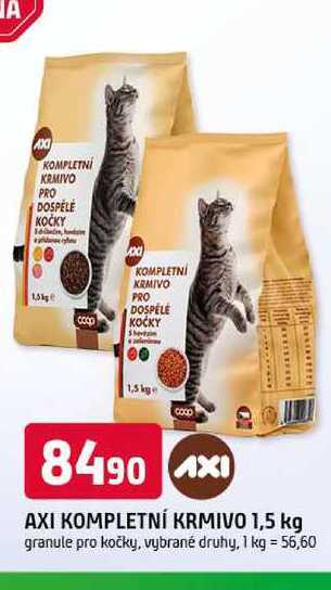 AXI KOMPLETNÍ KRMIVO 1,5 kg granule pro kočky