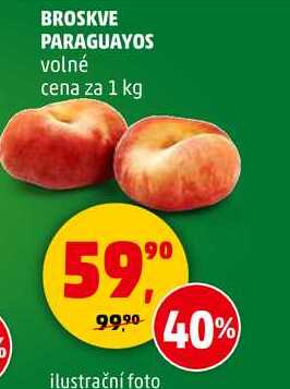 BROSKVE PARAGUAYOS volné, 1 kg