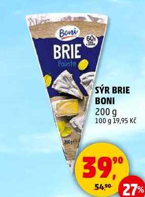 SÝR BRIE BONI, 200 g