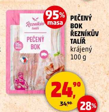 PEČENÝ BOK ŘEZNÍKŮV TALÍŘ krájený, 100 g 