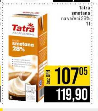 Tatra smetana na vaření 28% 1l