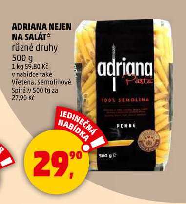 ADRIANA NEJEN NA SALÁT různé druhy, 500 g 
