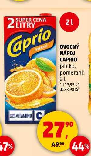 OVOCNÝ NÁPOJ CAPRIO jablko, 2 l 
