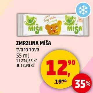 ZMRZLINA MÍŠA tvarohová, 55 ml