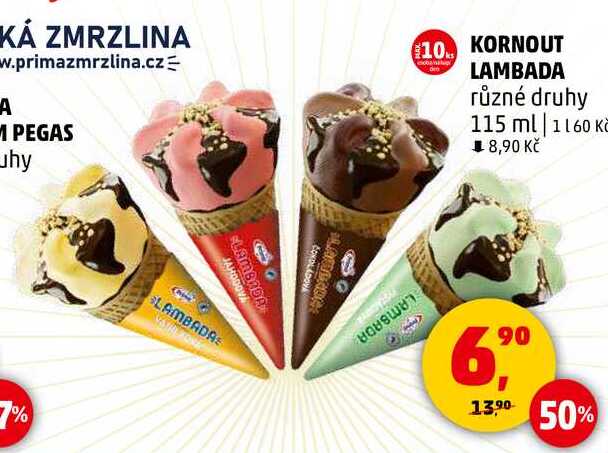KORNOUT LAMBADA různé druhy, 115 ml 