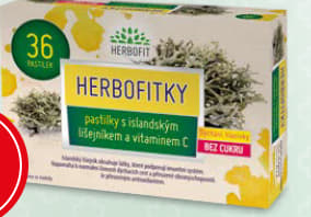 HERBOFITKY S ISLANDSKÝM LIŠEJNÍKEM A VIT. C BEZ CUKRU