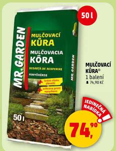 MULČOVACÍ KŮRA, 1 balení