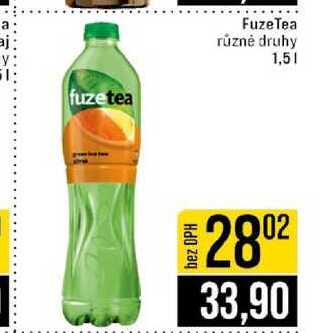 FuzeTea různé druhy 1,5l
