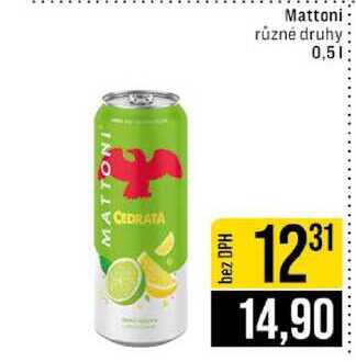 Mattoni různé druhy 0,5l