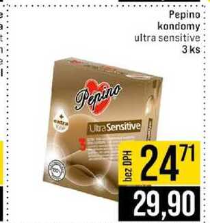 Pepino kondomy ultra sensitive 3 ks