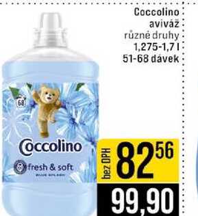 Coccolino aviváž různé druhy 1,275-1,7l 5l-68 dávek 