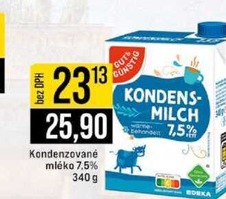 Kondenzované mléko 7.5% 340 g 